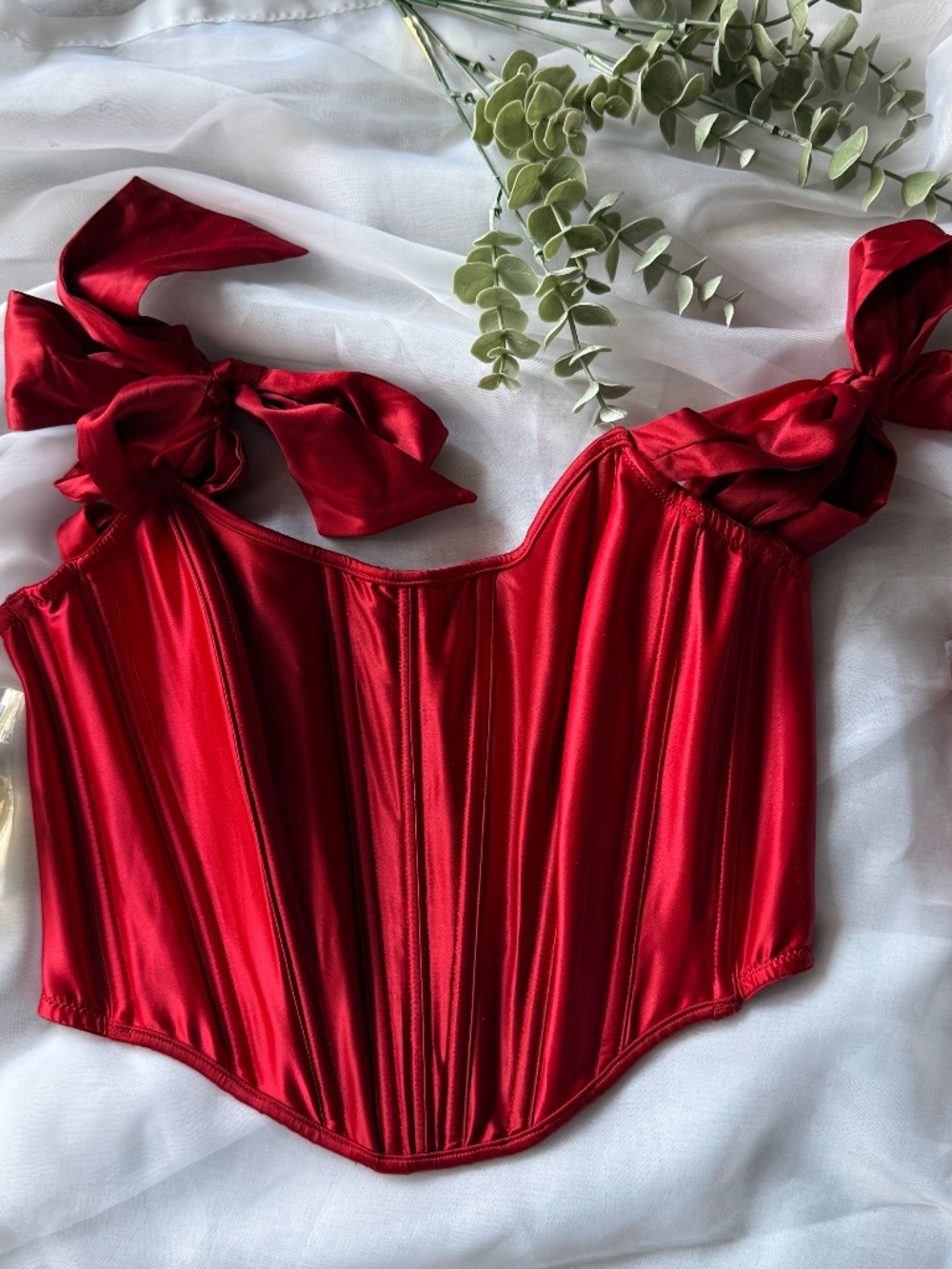 Victoria’s Secret Dream Angels Satin Bow Corset Top | Size S | NWT | Style 26712 - Picture 4 of 8